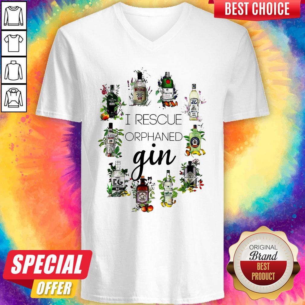 Nice I Rescue Orphaned Gin Shirt