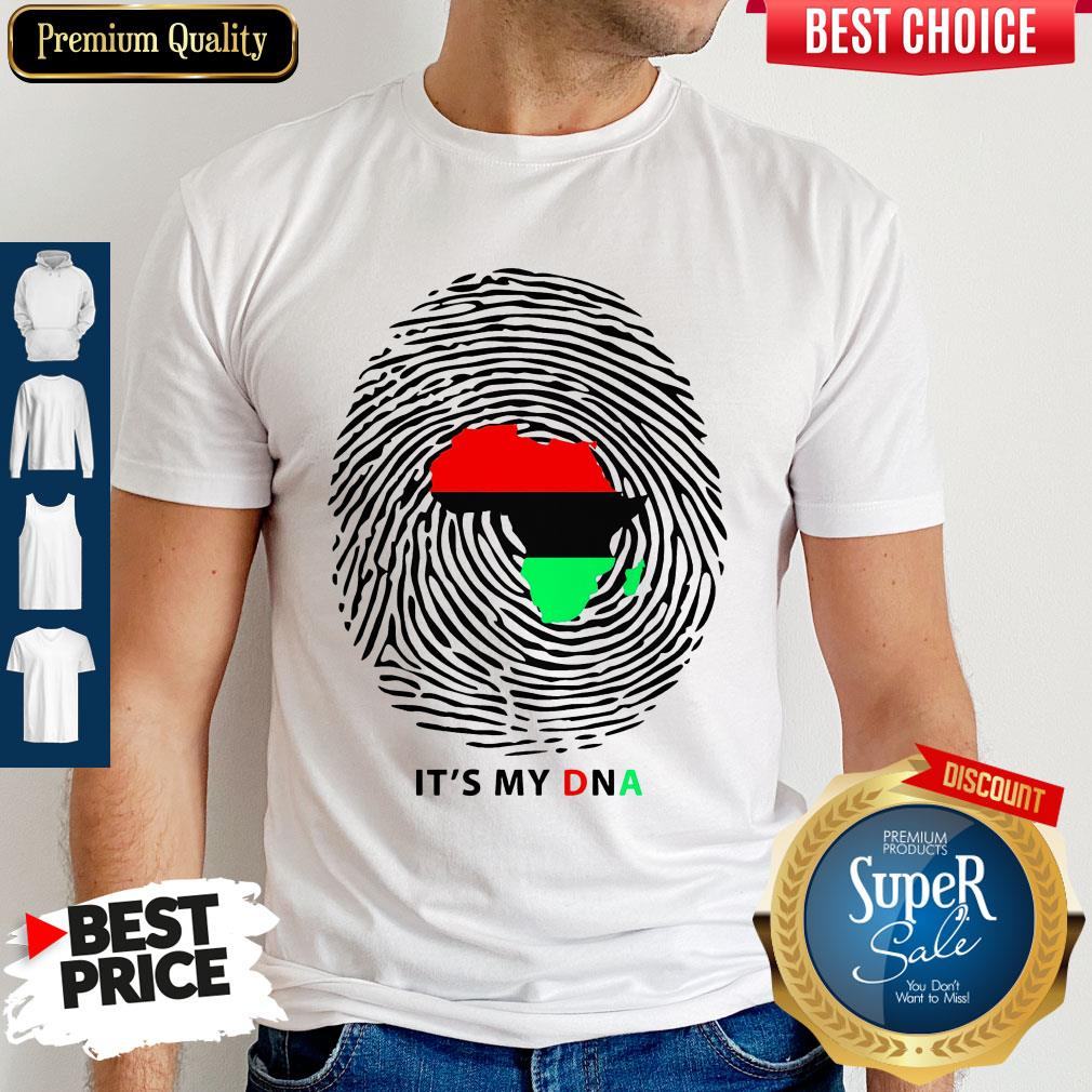 Nice Pan-African Flag It’s My DNA Shirt
