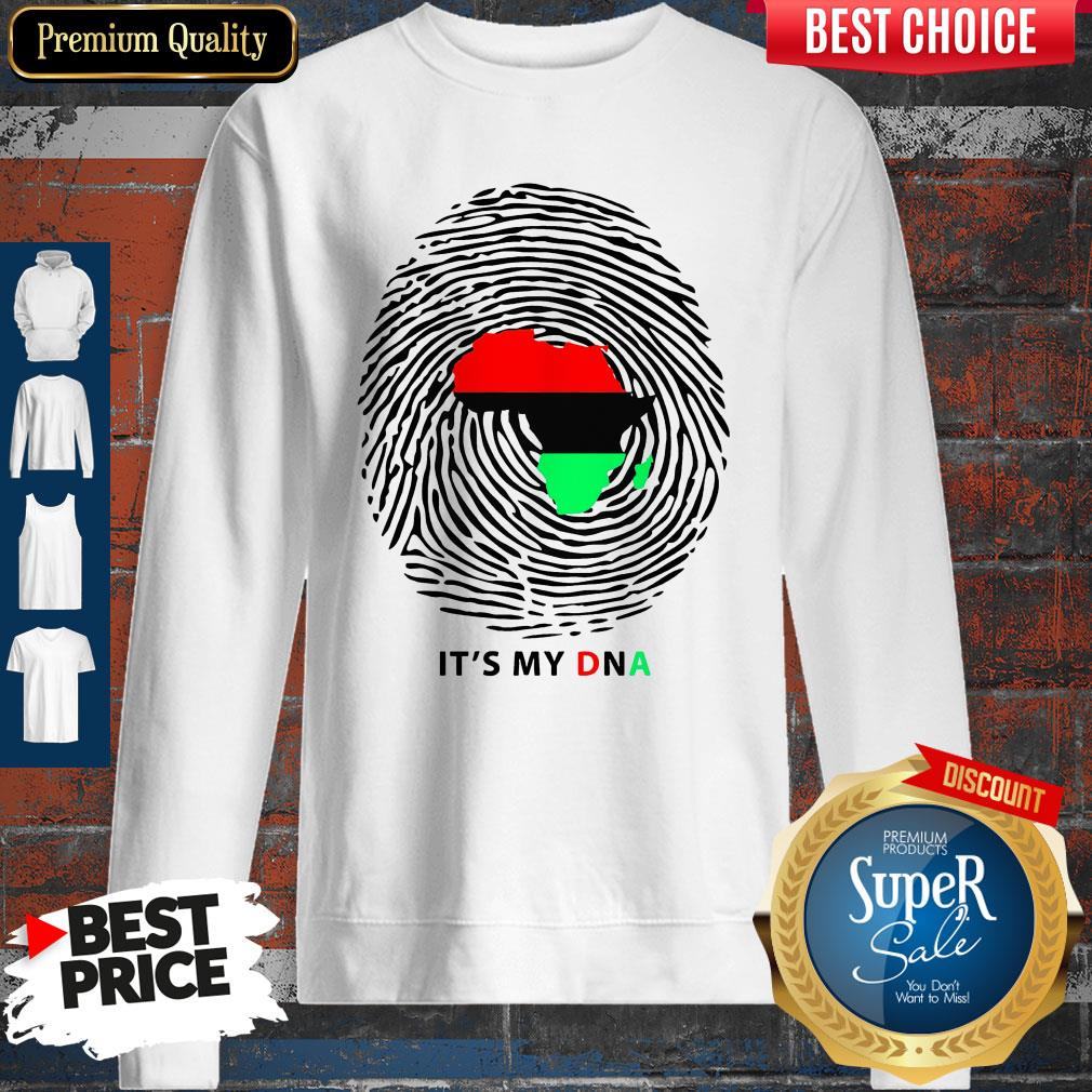 Nice Pan-African Flag It’s My DNA Shirt