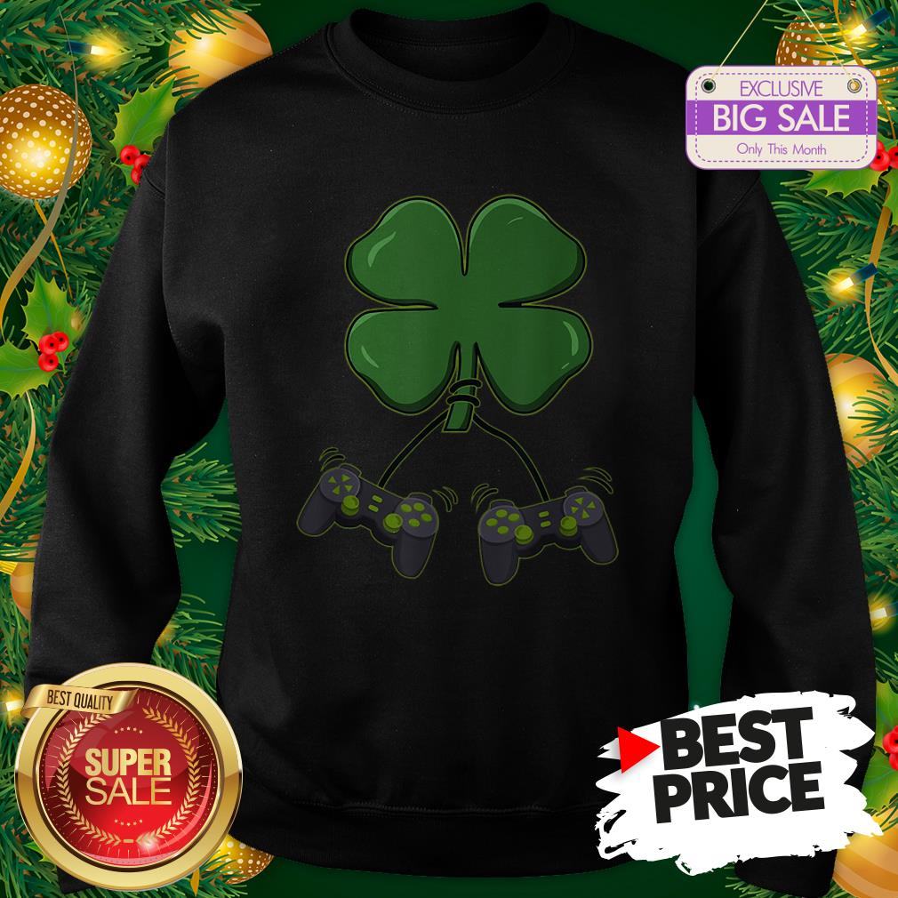 Official Four Leaf Clover Video Game Controllers Shirt