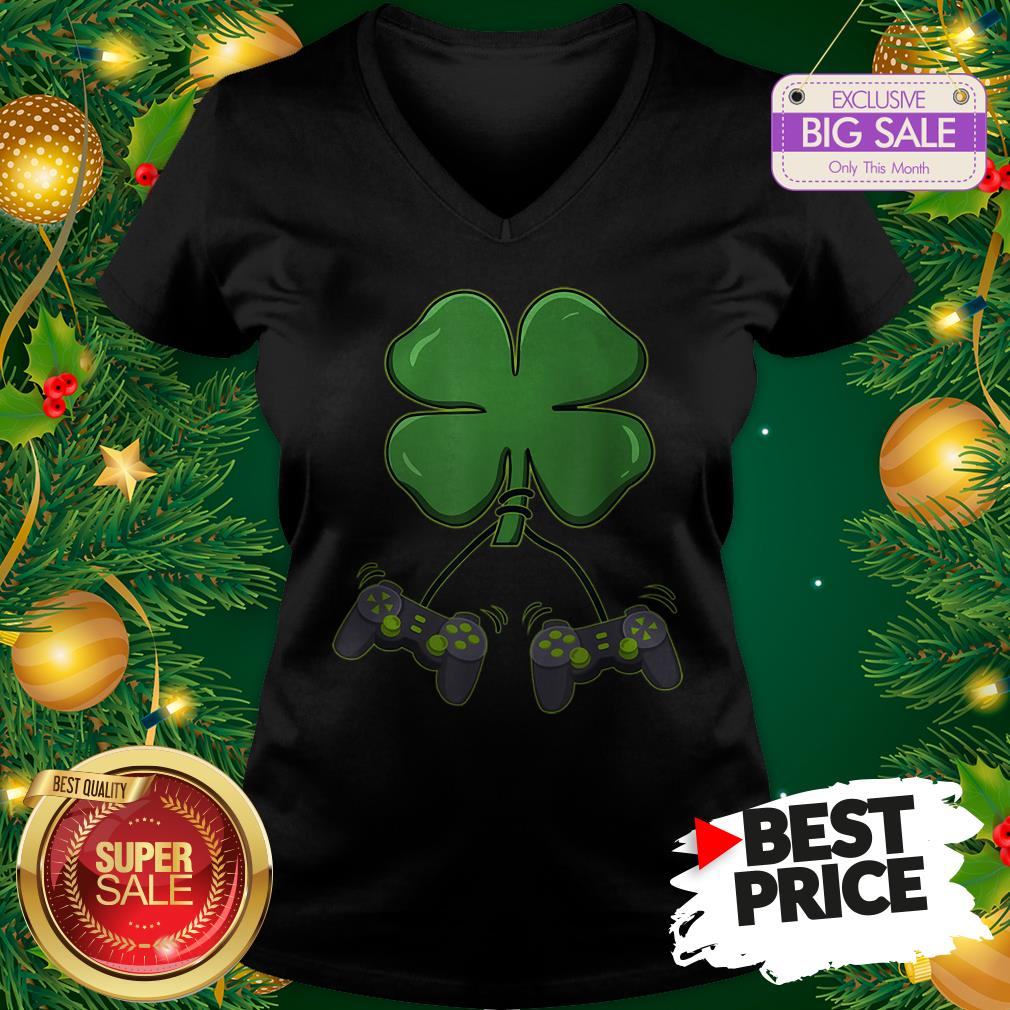 Official Four Leaf Clover Video Game Controllers Shirt