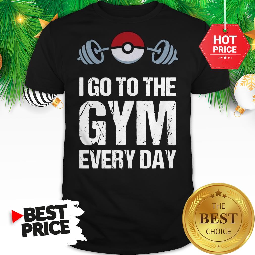 Official Pokemon I Go To The Gym Everyday Christmas Shirt