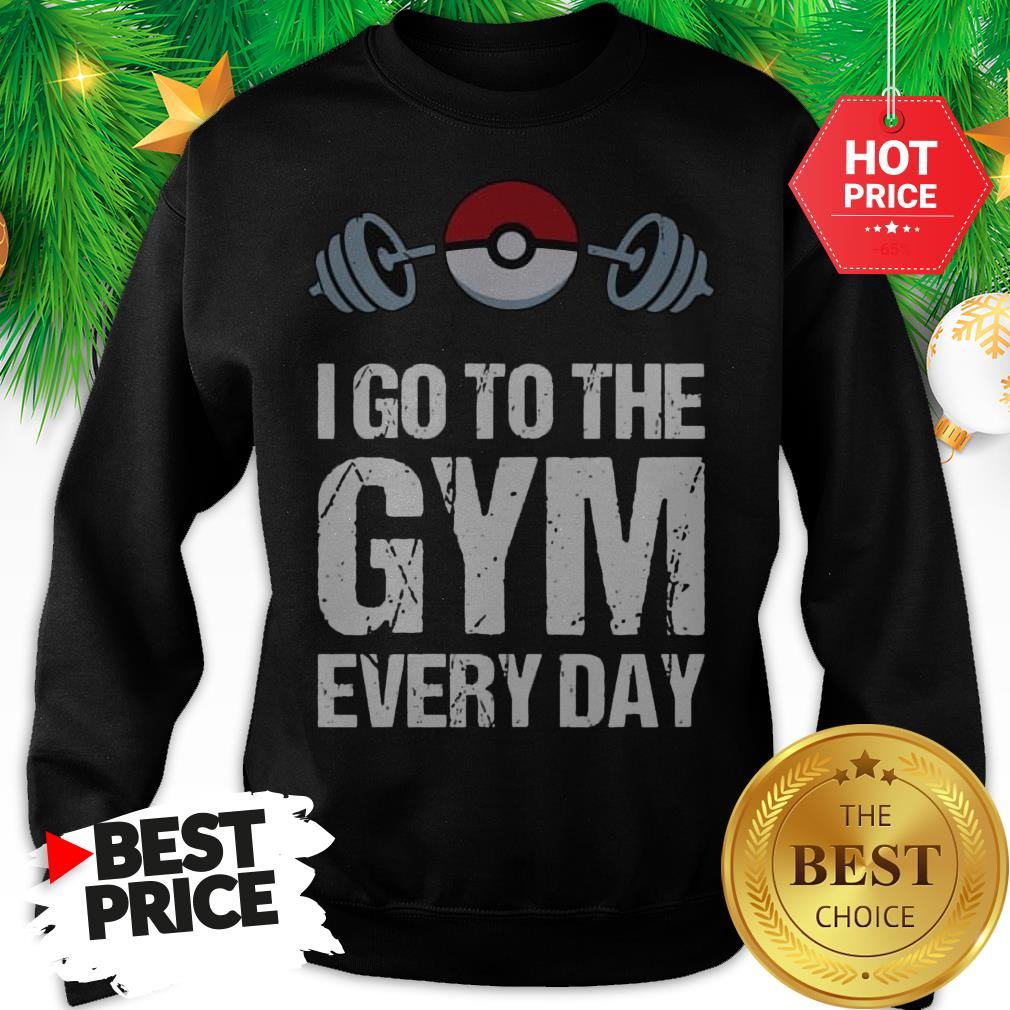 Official Pokemon I Go To The Gym Everyday Christmas Shirt