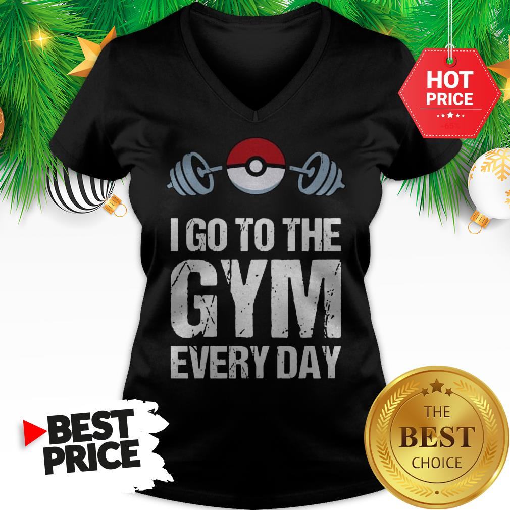 Official Pokemon I Go To The Gym Everyday Christmas Shirt