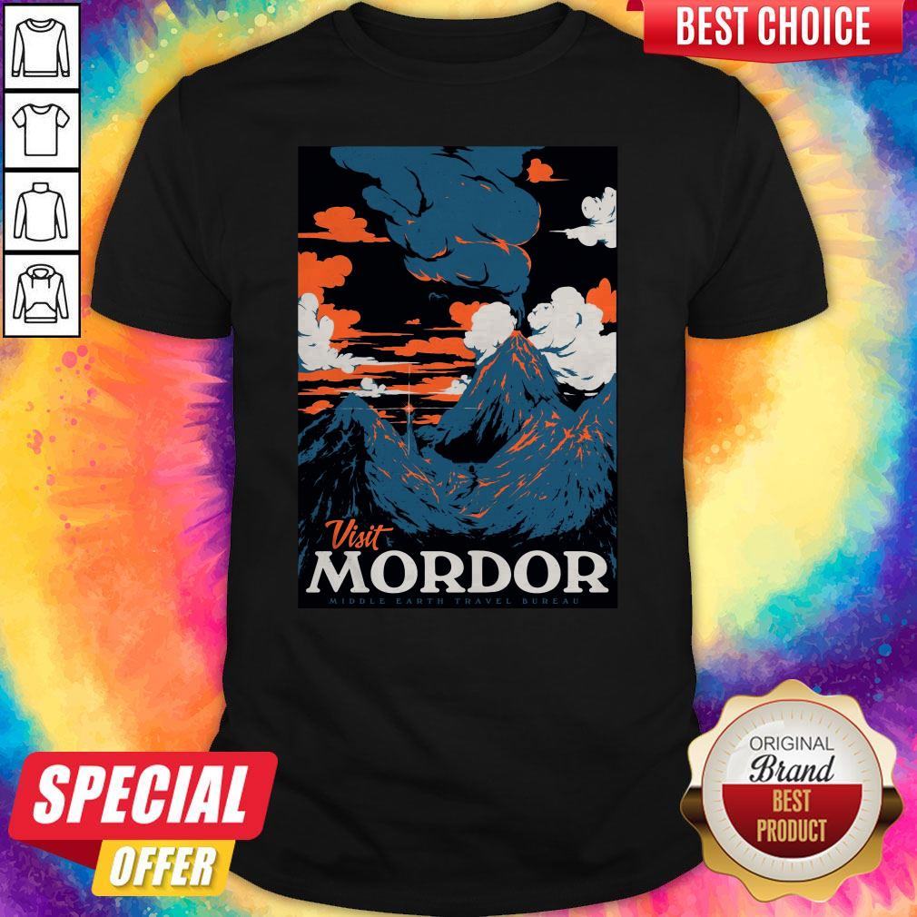 Official Visit Mordor Middle Earth Arch Villain Sauron Tee Shirt