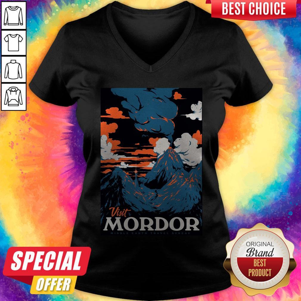 Official Visit Mordor Middle Earth Arch Villain Sauron Tee Shirt