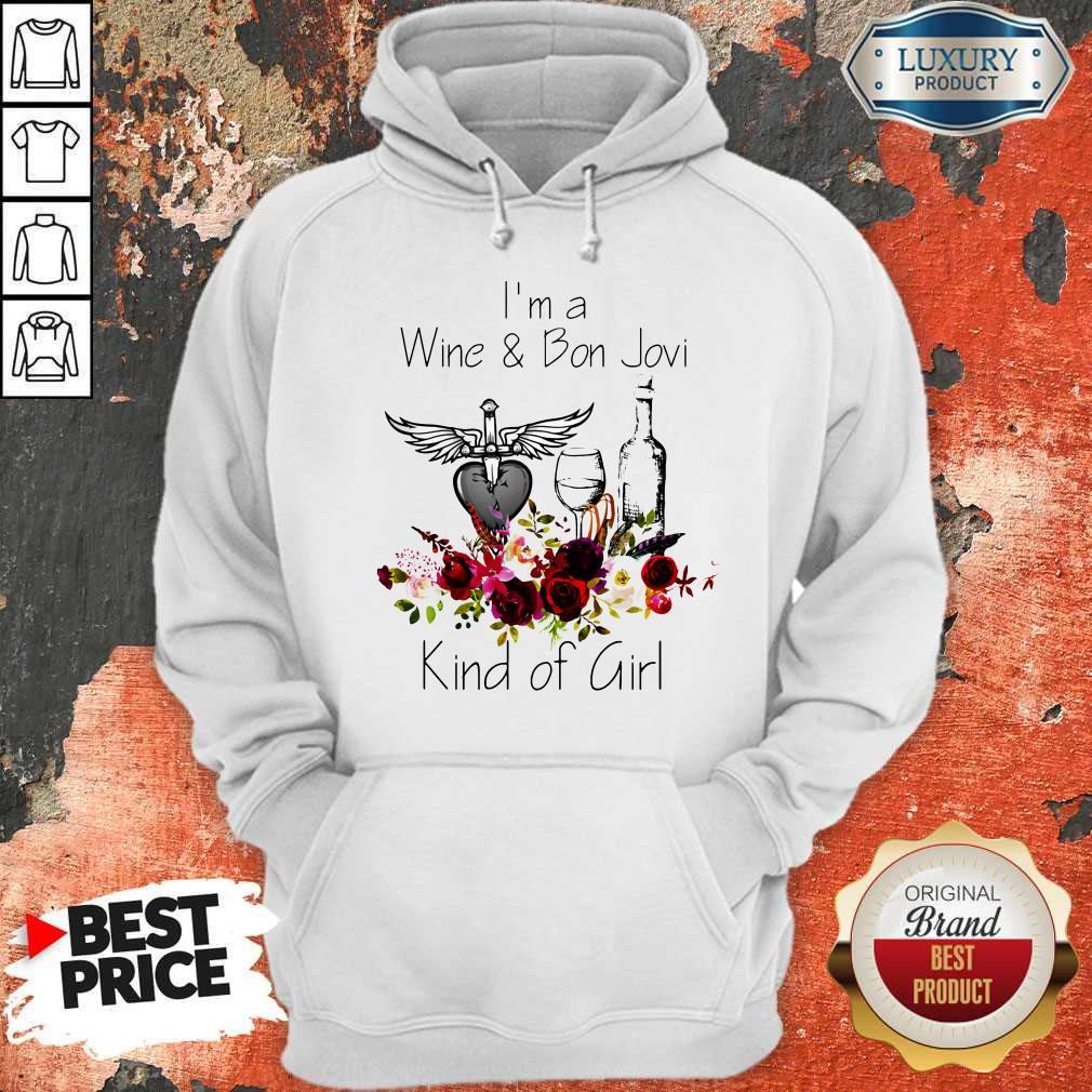 Premium I’m Wine And Bon Jovi Kind Of Girl Shirt
