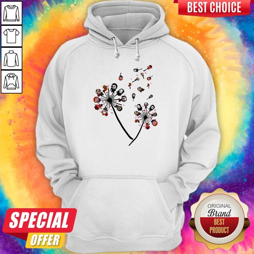Pretty Horror Character Dandelion Flower Shirt