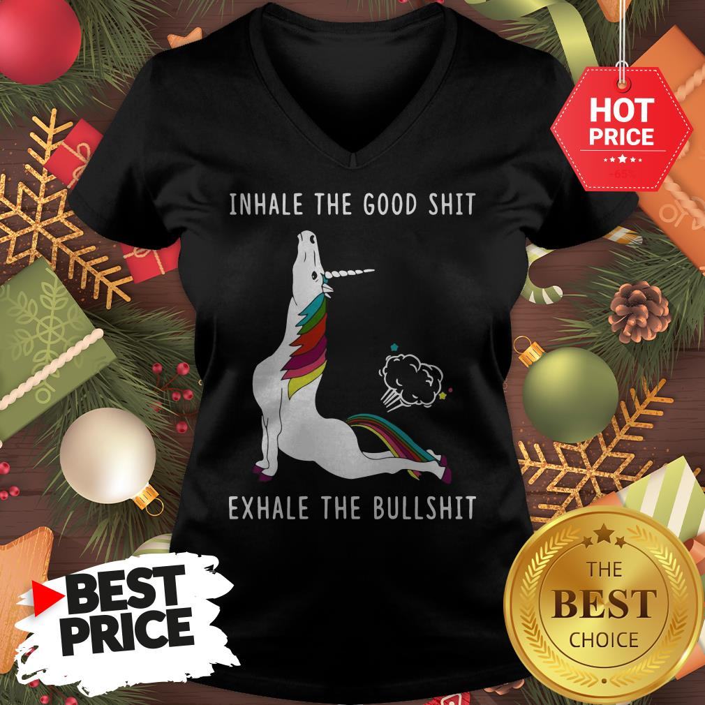 Pretty Unicorn Inhale The Good Shit Exhale The Bullshit Shirt