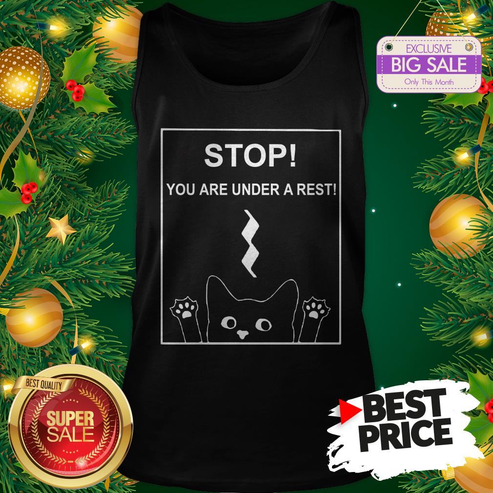Stop You Are Under A Rest Funny Symbol Music Notes Musician Shirt