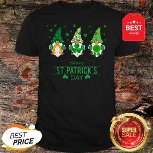 Happy St. Patrick’s Day Gnome Costume Shamrock Gift Shirt