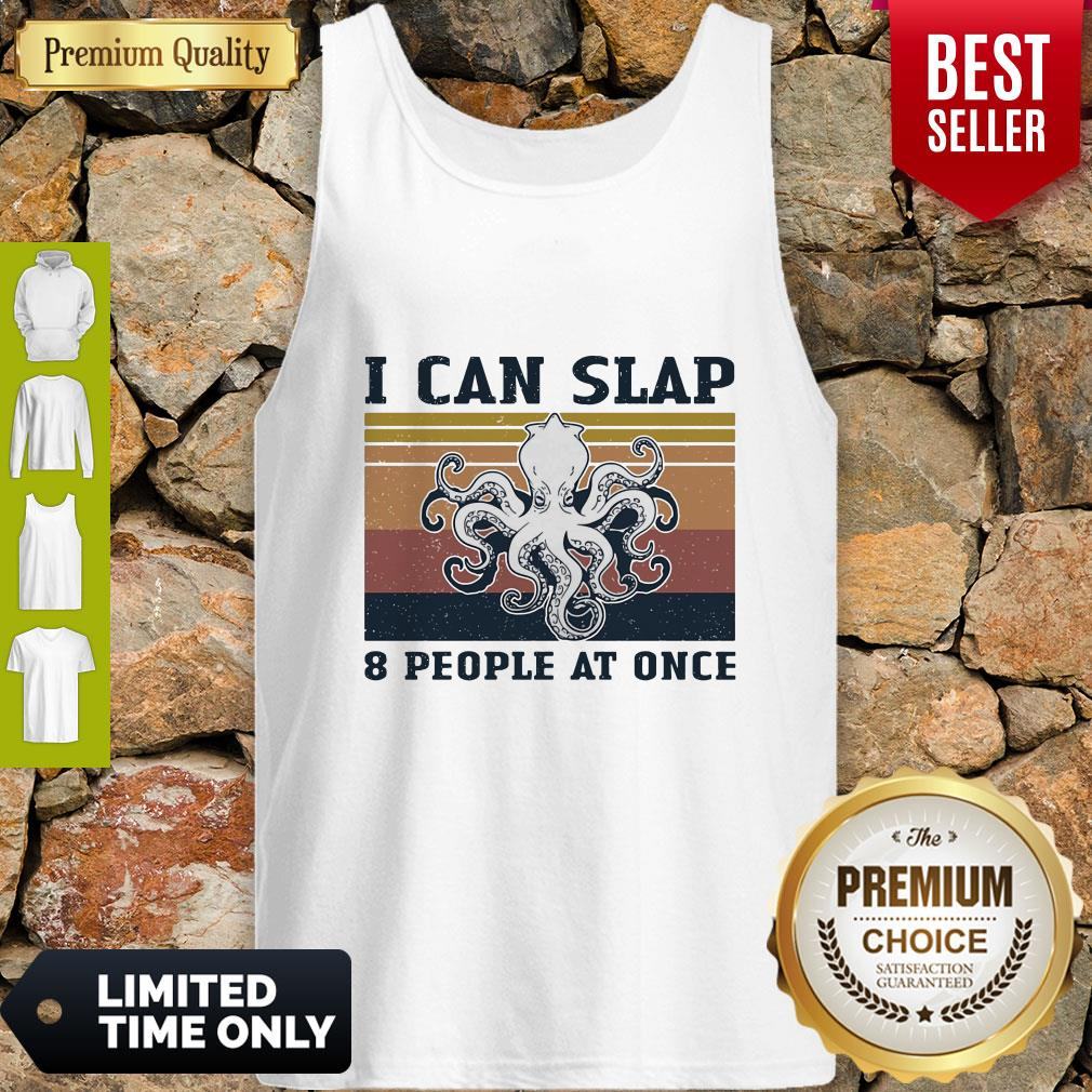 Official Octopus I Can Slap 8 People At Once Vintage Shirt