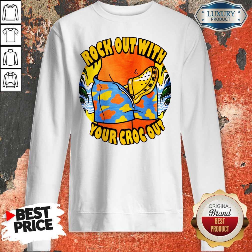 Top Crocs Rock Out With Your Croc Out Shirt