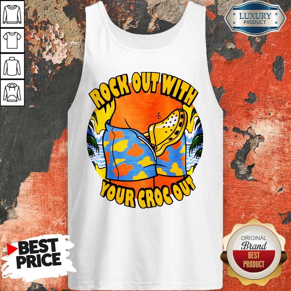 Top Crocs Rock Out With Your Croc Out Shirt