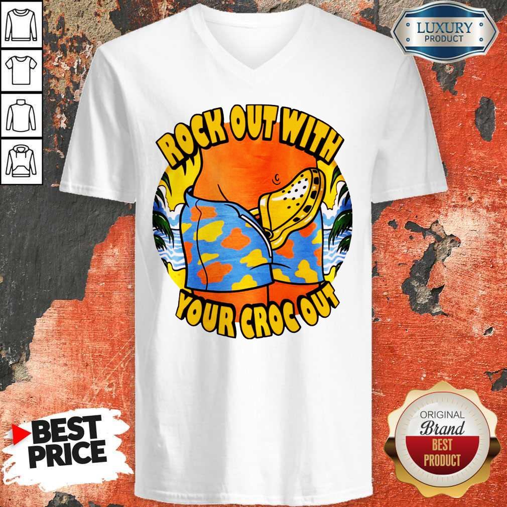 Top Crocs Rock Out With Your Croc Out Shirt