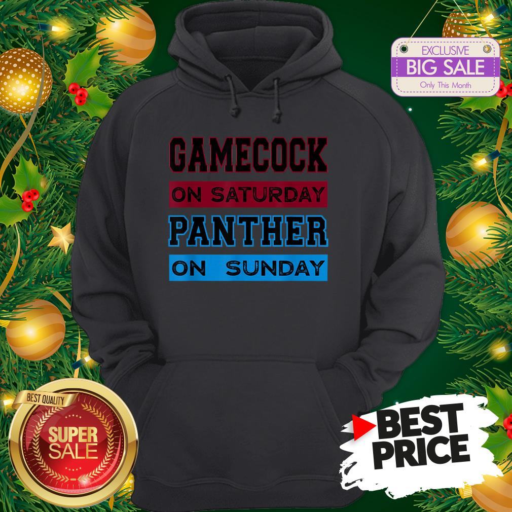 Top Gamecock On Saturday Panther On Sunday Shirt