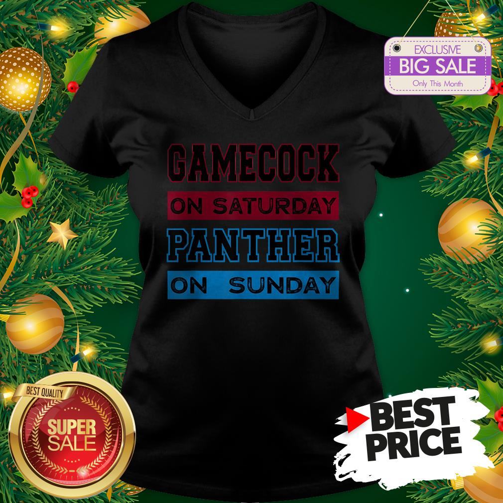 Top Gamecock On Saturday Panther On Sunday Shirt