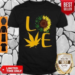 Awesome Love Cannabis Sunflower Shirt
