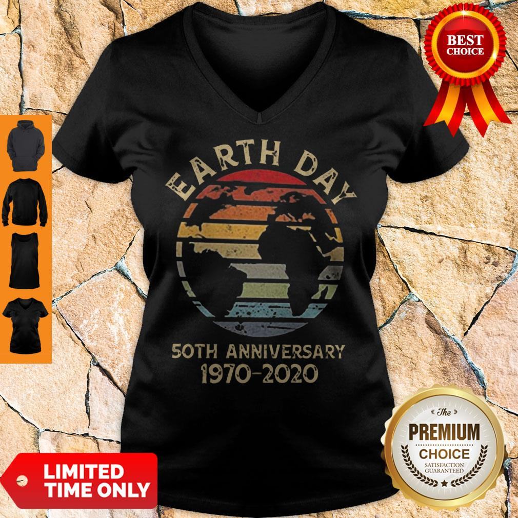 Official Retro Earth Day 50th Anniversary 1970 Retro Sunset Shirt