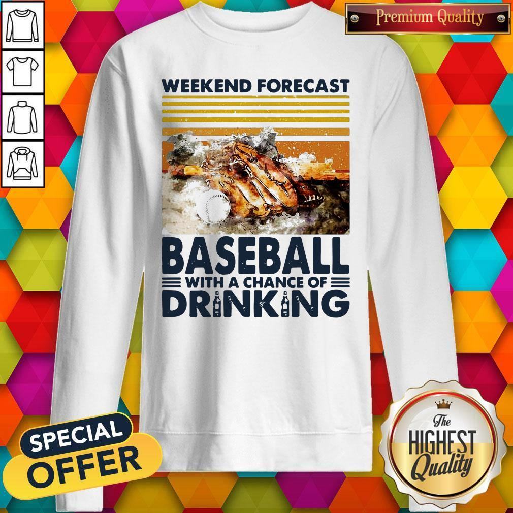 Weekend Forecast Baseball With A Chance Of Drinking Shirt