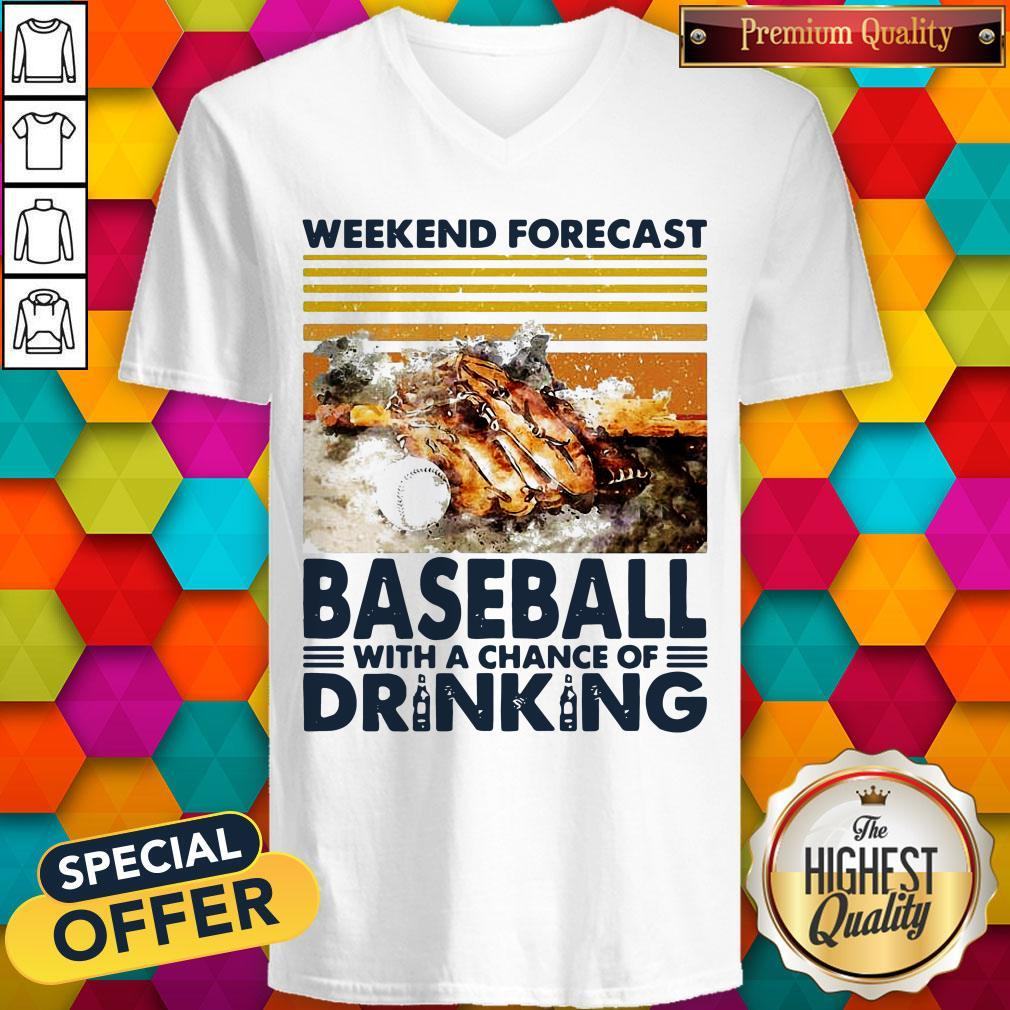 Weekend Forecast Baseball With A Chance Of Drinking Shirt