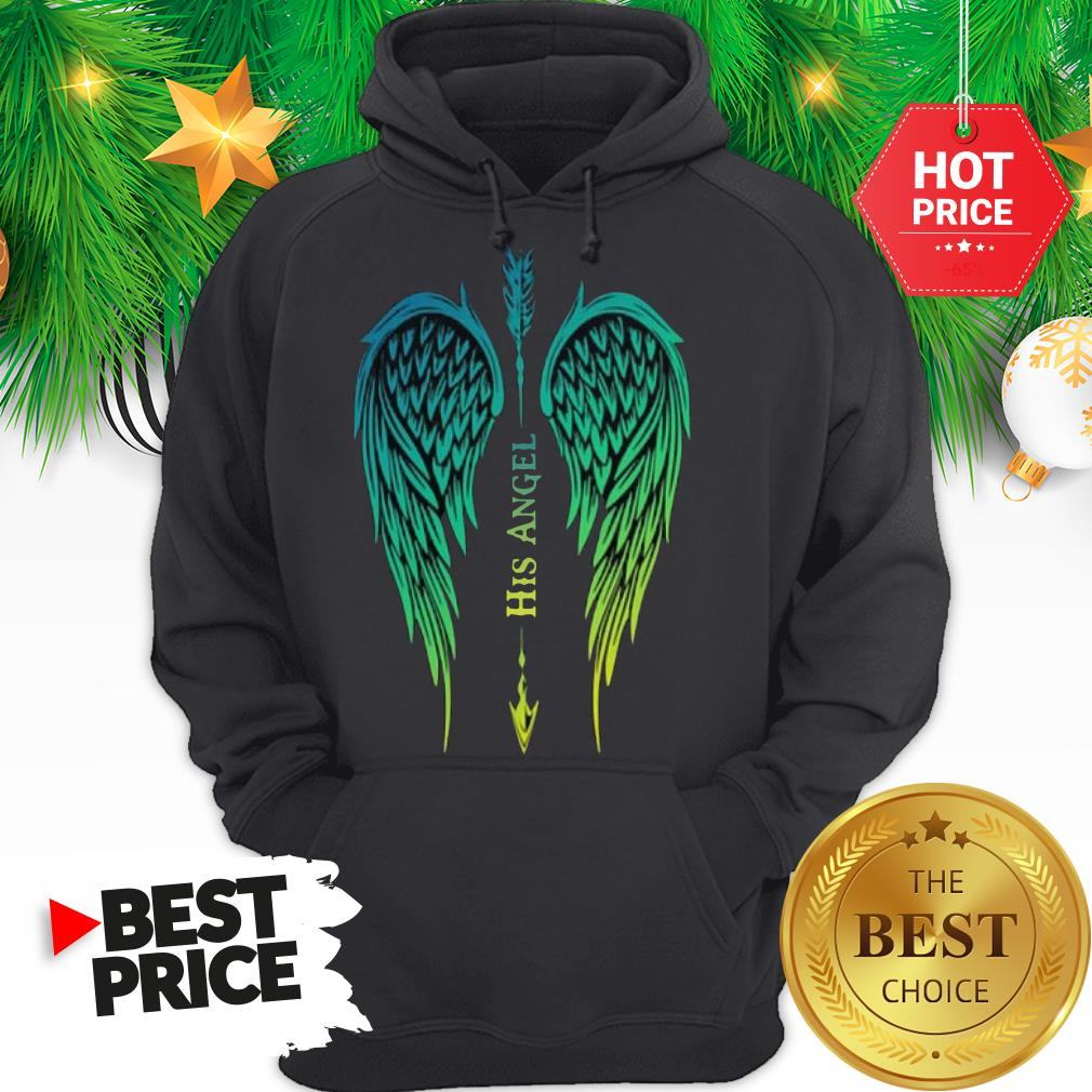 Wings His Angel Arrow Cross Funny Shirt