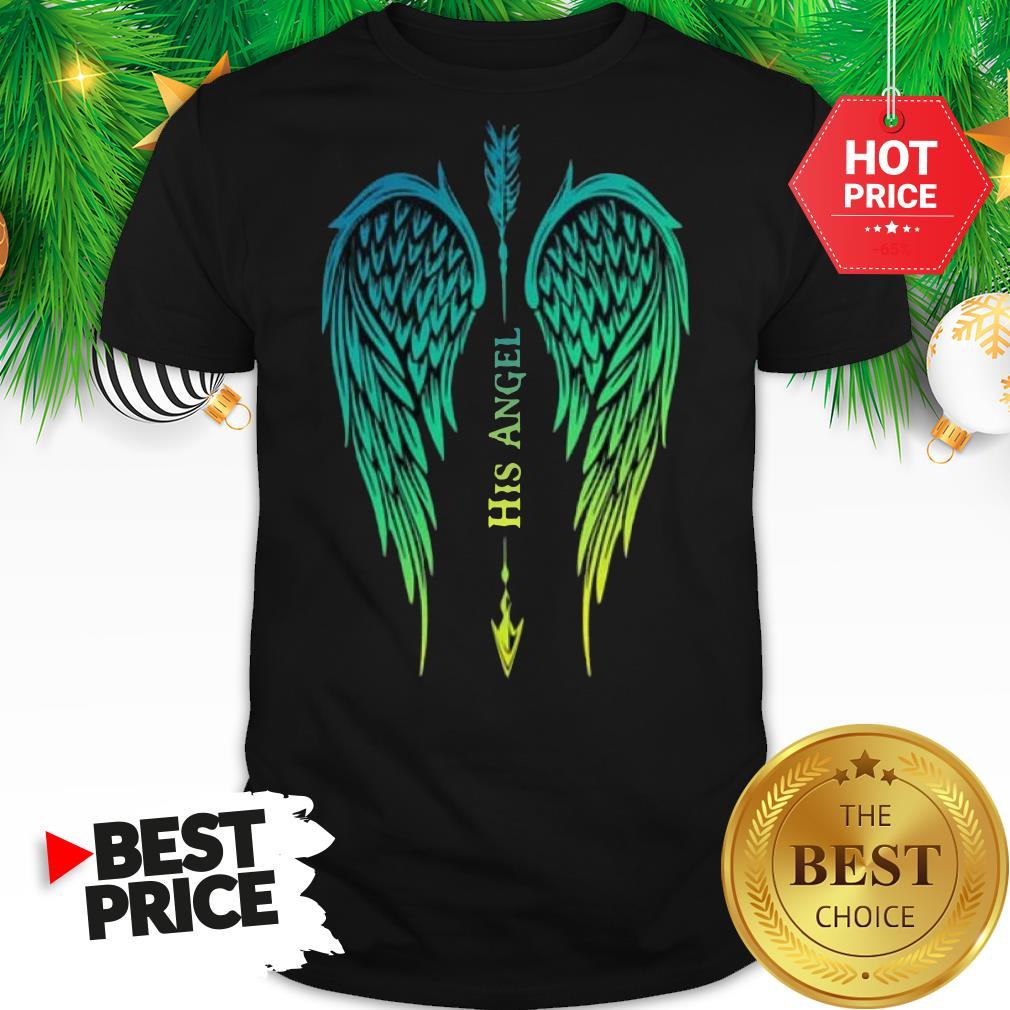 Wings His Angel Arrow Cross Funny Shirt