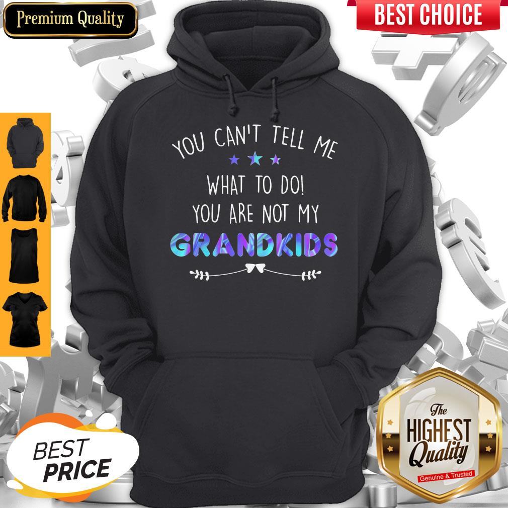 You Can't Tell Me What To Do You Are Not My Grandkids Stars Shirt