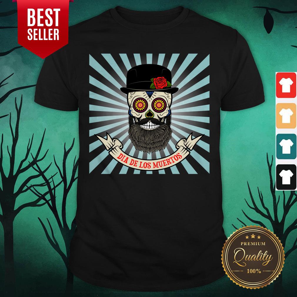 Sugar Skull Man Dia De Los Muertos Shirt