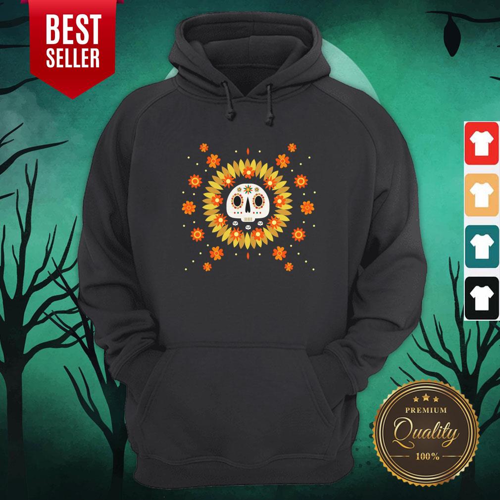 Sun Sugar Skull Dia De Los Muertos Day Dead Shirt