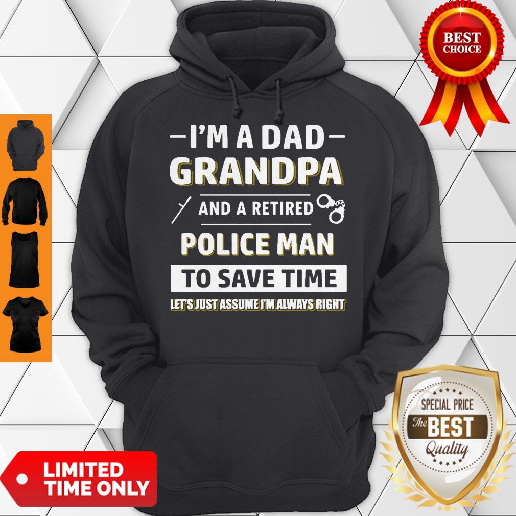 Official Mens Retired Policeman Dad Shirt
