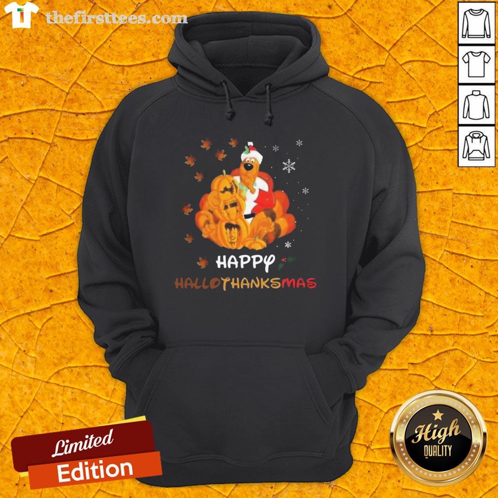 Scooby Doo Happy Hallothanksmas Christmas Halloween Shirt