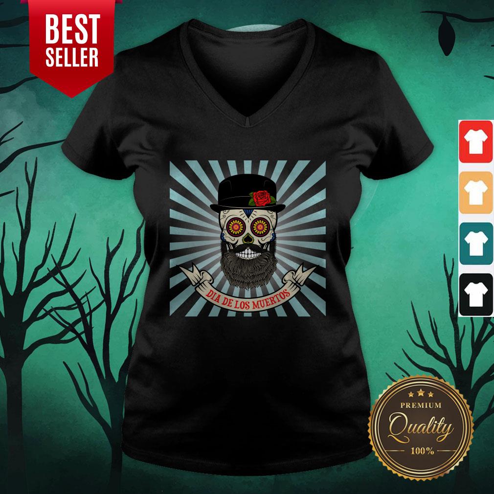 Sugar Skull Man Dia De Los Muertos Shirt