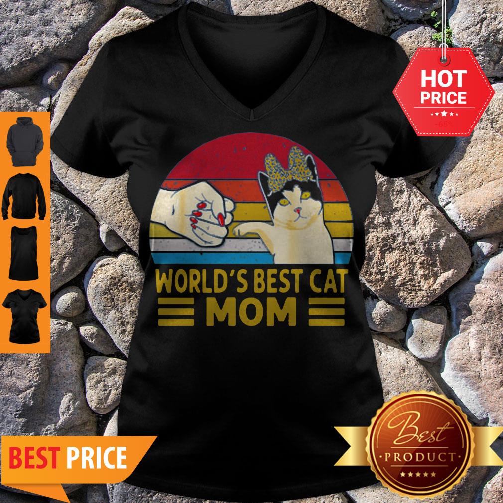 Vintage World’s Best Cat Mom Shirt