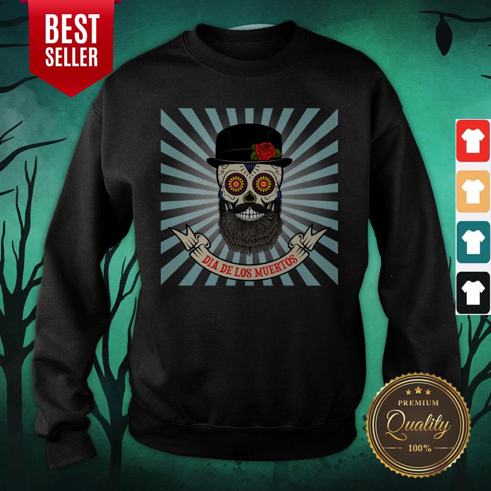 Sugar Skull Man Dia De Los Muertos Shirt