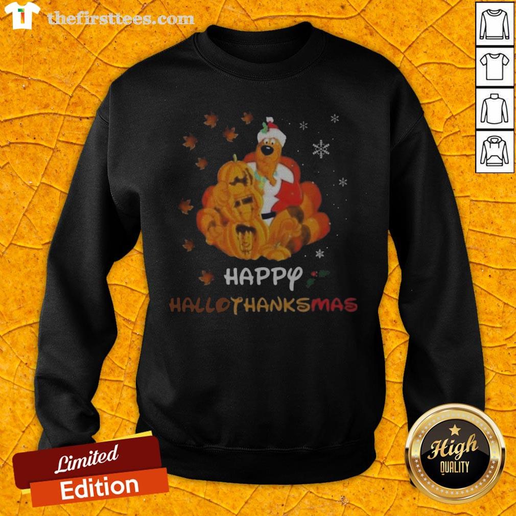 Scooby Doo Happy Hallothanksmas Christmas Halloween Shirt