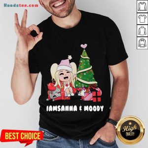 Premium Sanna Iamsanna E Moody Christmas Shirt