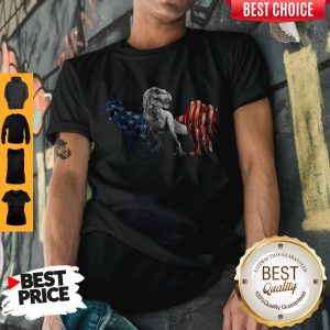 Official T-rex Dinosaur American Flag 4th Of July Shirt