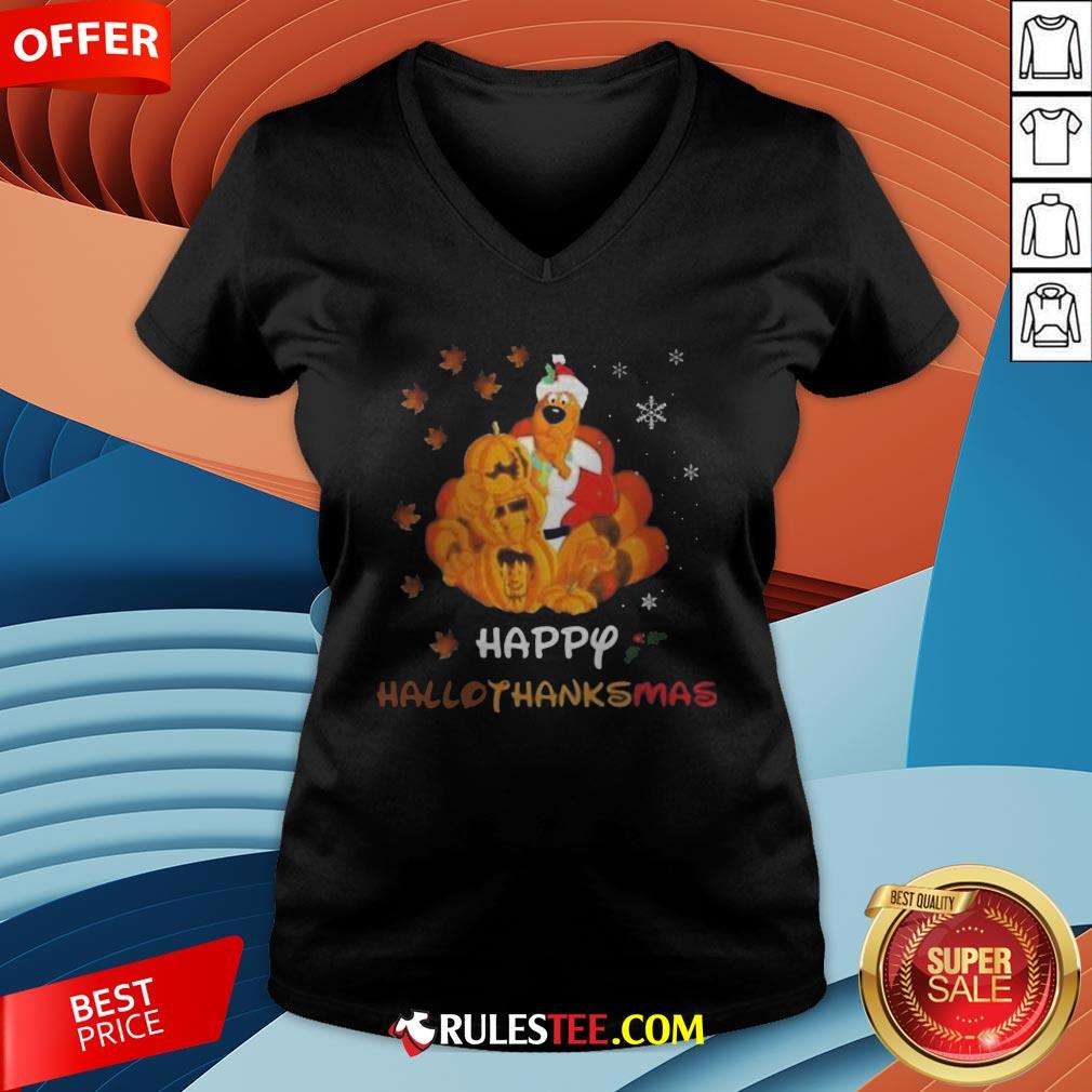 Scooby Doo Happy Hallothanksmas Christmas Halloween Shirt