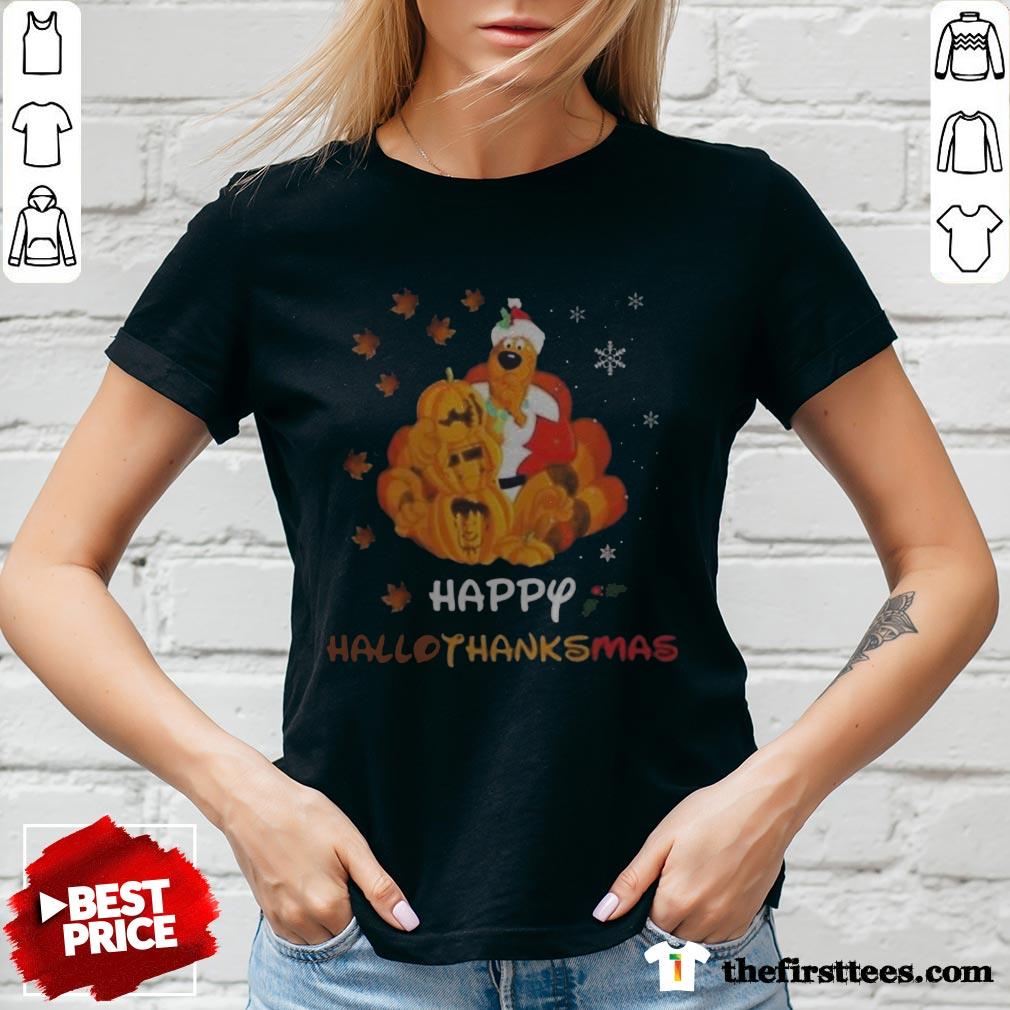 Scooby Doo Happy Hallothanksmas Christmas Halloween Shirt