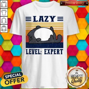 Official Lazy Level Expert Vintage Shirt