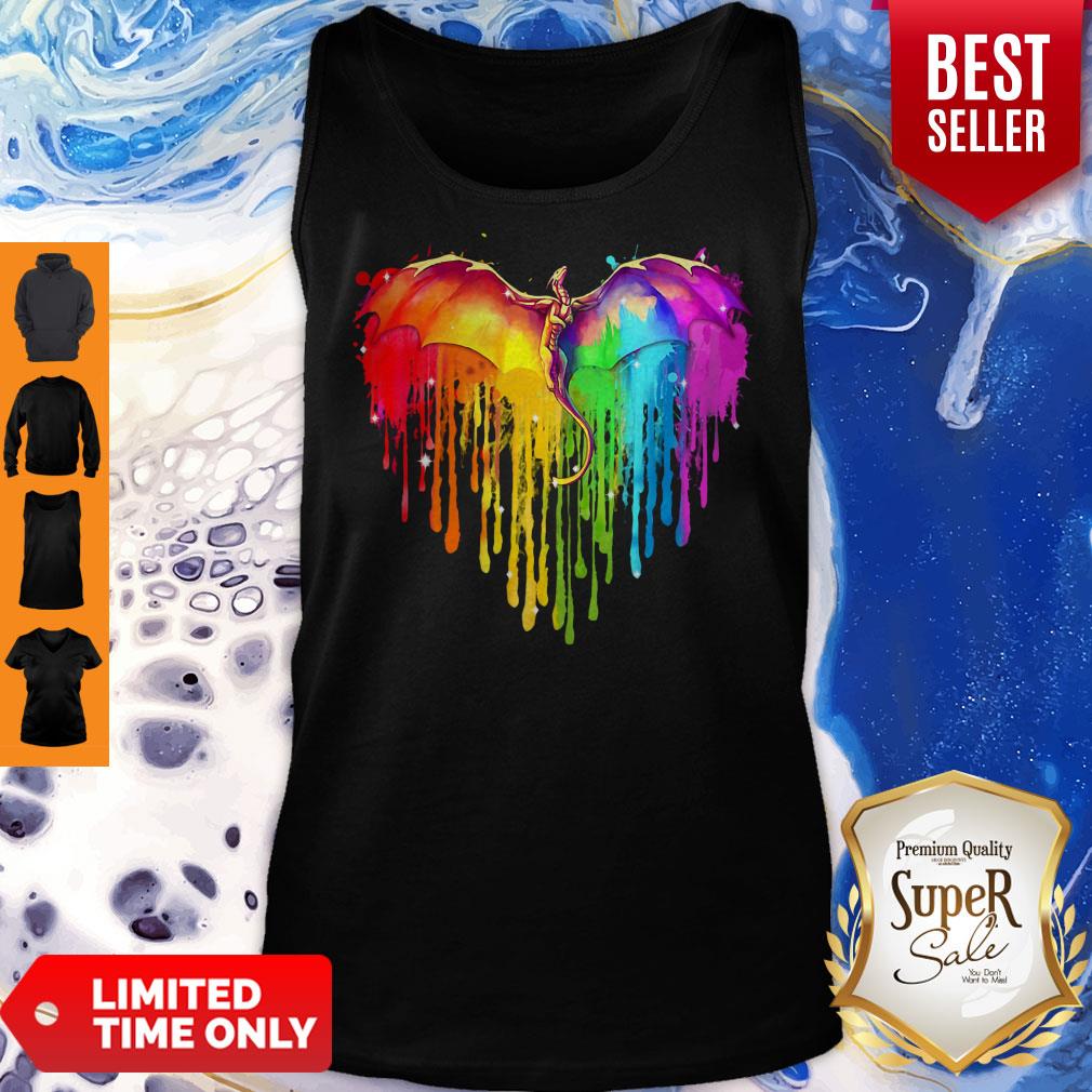 Official Rainbow Dragon Heart Shirt