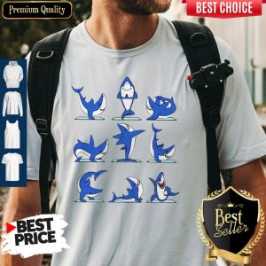 Cute Shark Yoga Shirt