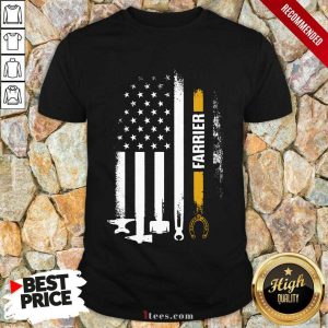 Top America Flag Farrier Shirt