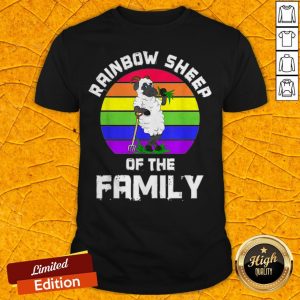 Gay LGBT Lesbian The Rainbow Sheep Of The Family Shirt