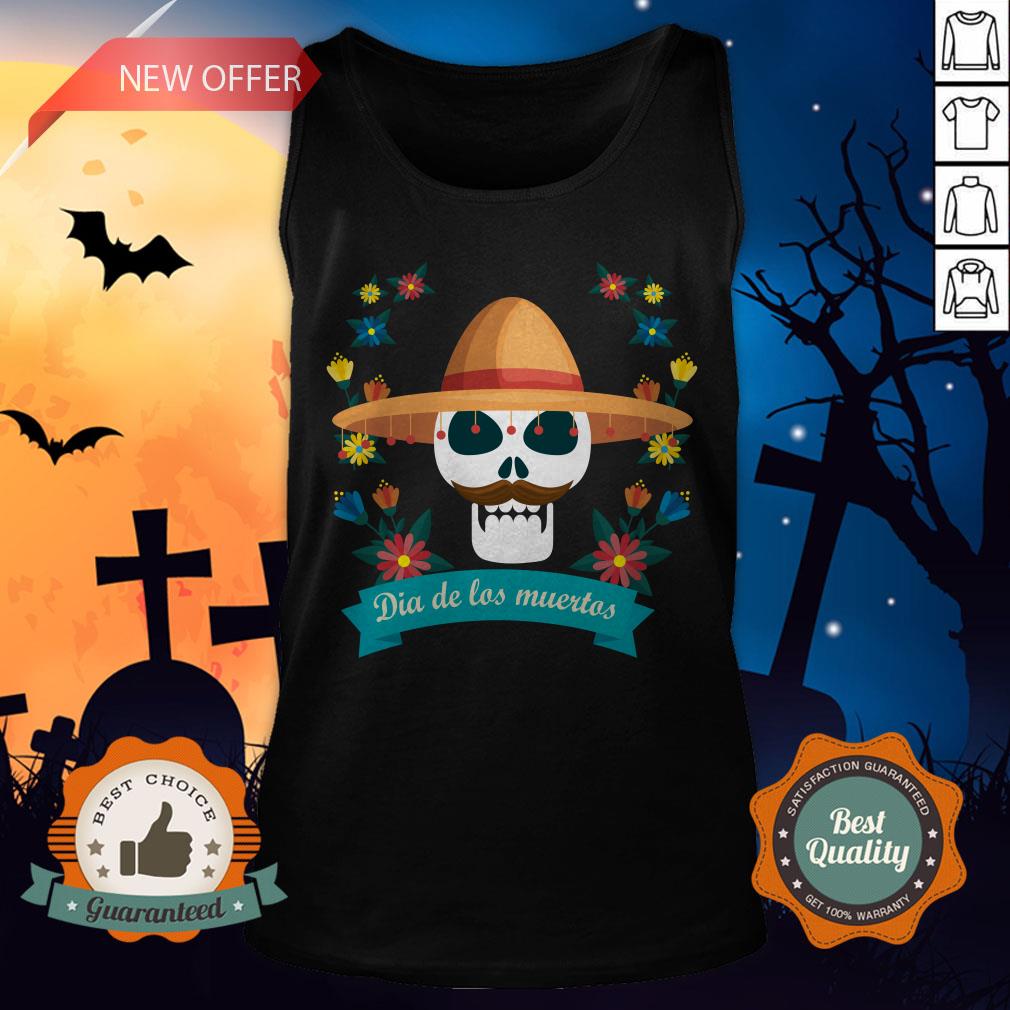 Sugar Skull Man Day Of Dead Dia De Muertos Shirt