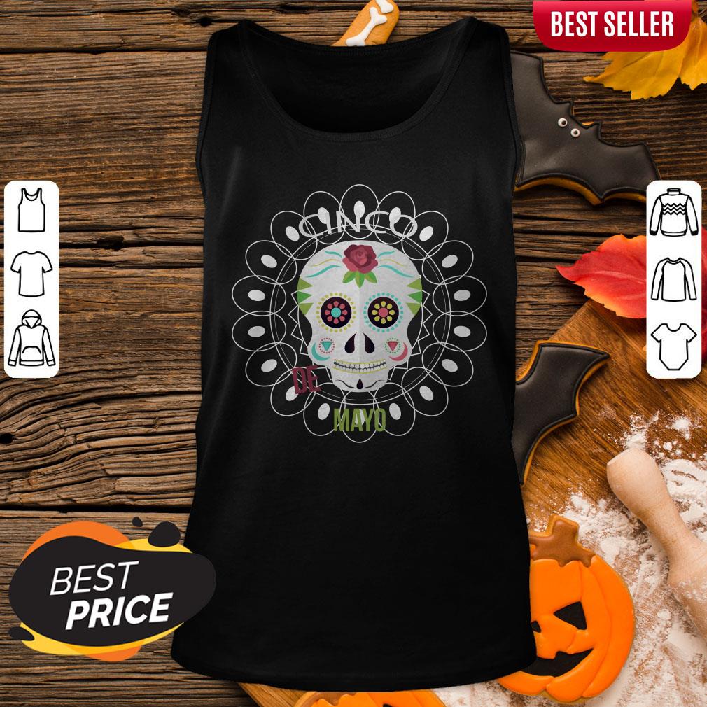 Cin Co De Mayo Day Dead Sugar Skull Shirt