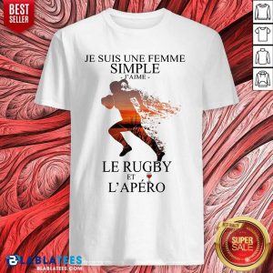 Awesome Je Suis Une Femme Simple Quote Le Rugby Sunset Shirt