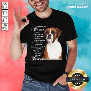 Good I Know I’m Just A Bull Boxer But If You Feel Sad Shirt