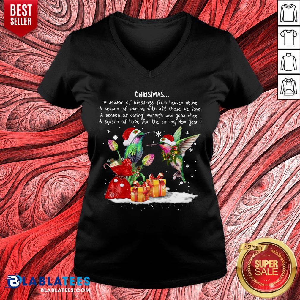 Good Hummingbird Christmas A Season Of Crewneck Shirt